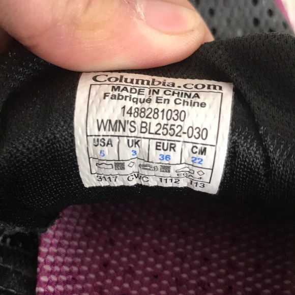 Columbia womens hiking running shoes - Picture 7 of 7